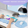 Keyboard Wrist Rest Gel Mouse Pad , Cloud Mouse Pad with Wrist Rest, Ergonomic Mouse Pad with Wrist Support