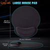 Ergonomic Mouse Pad With Gel Wrist Rest Support