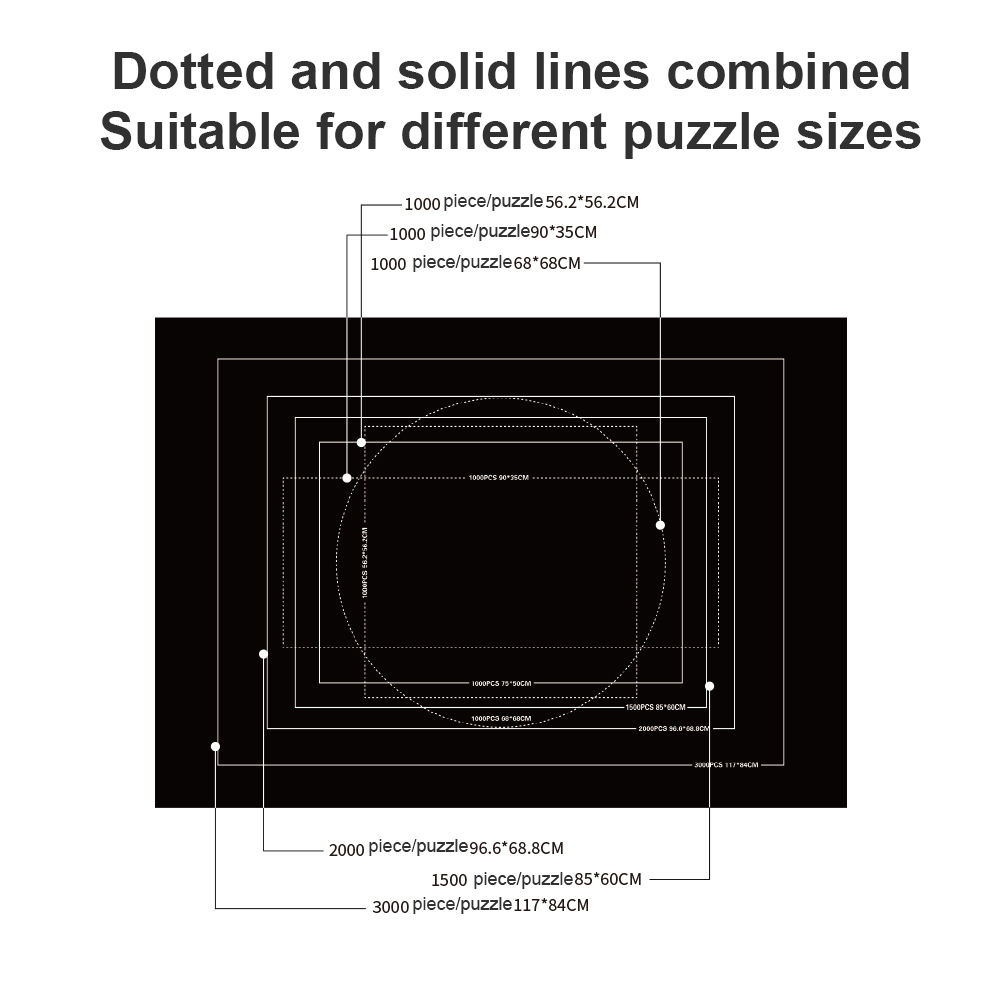 760*120*3mm Kids Baby Play Puzzle Mat Waterproof Rubber Black Puzzle Mats Roll