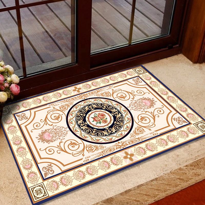 Modern Design Door Mats Inside Entrance Door Rug Carpet , Unique Custom Cut Door Mat for Home Use