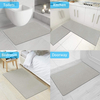 Natural Rubber Blank Bath Mat Non Slip Super Absorbent Floor Mat
