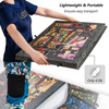 Portable Jigsaw Puzzle Table Felt Puzzle Plateau Tilting Puzzle Board for 1000-2000 Pieces with Non-Slip Felt Surface