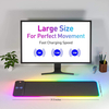RGB Gaming Mouse Pad with 15W Wireless Charger
