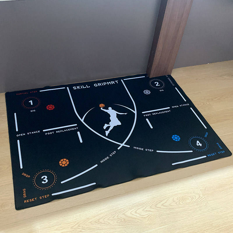 Custom Design Sports Mats Soundproof Anti-Skid Sports Professional Mute Basketball Training Mats for Adults and Kids