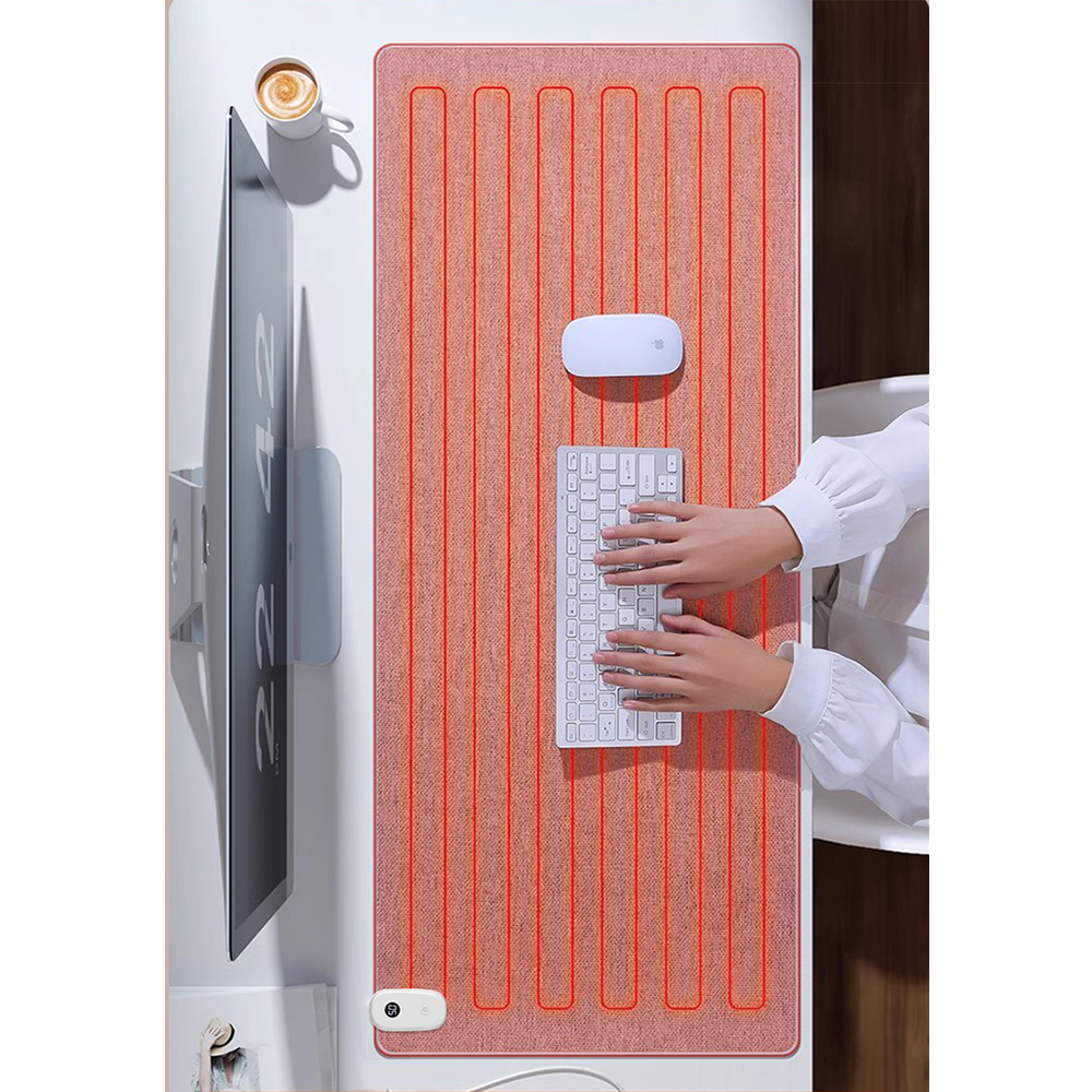 Heated Large Desk Mat with 3 Levels Heating