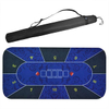 Waterproof 70 X 35 Inch Texas Hold'em Poker Mat For Table