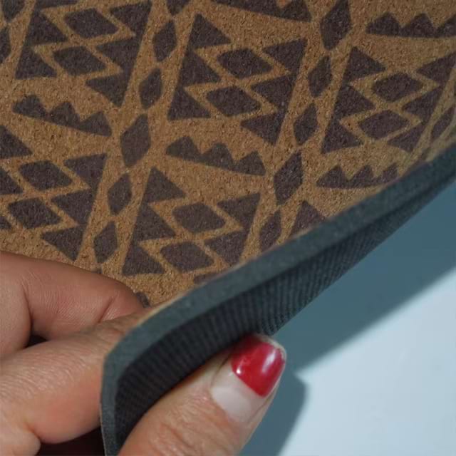 Natural Cork Rubber Front Door Mat