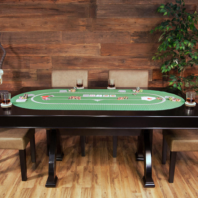 90*180*0.2CM Texas Poker Rubber Mat Custom Printing Poker Table for Gambling Suppliers