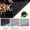 Durable 2 PCS Modern Kitchen Mats Set Anti-Fatigue Comfort Foam Easy to Clean Non-Slip for Long-Time Standing Made of Rubber