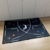 Custom Design Sports Mats Soundproof Anti-Skid Sports Professional Mute Basketball Training Mats for Adults and Kids
