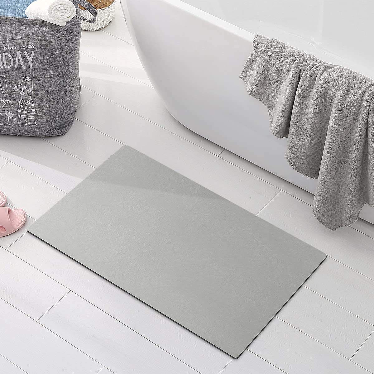 Natural Rubber Blank Bath Mat Non Slip Super Absorbent Floor Mat