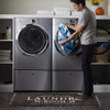 Non slip Flocking Laundry Room Rug Mat