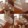 Crystal Clear Plastic Table Cover Protector