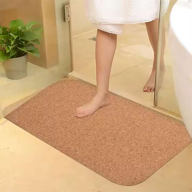 Natural Cork Rubber Front Door Mat