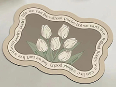 Decorative floral pattern custom mouse pad