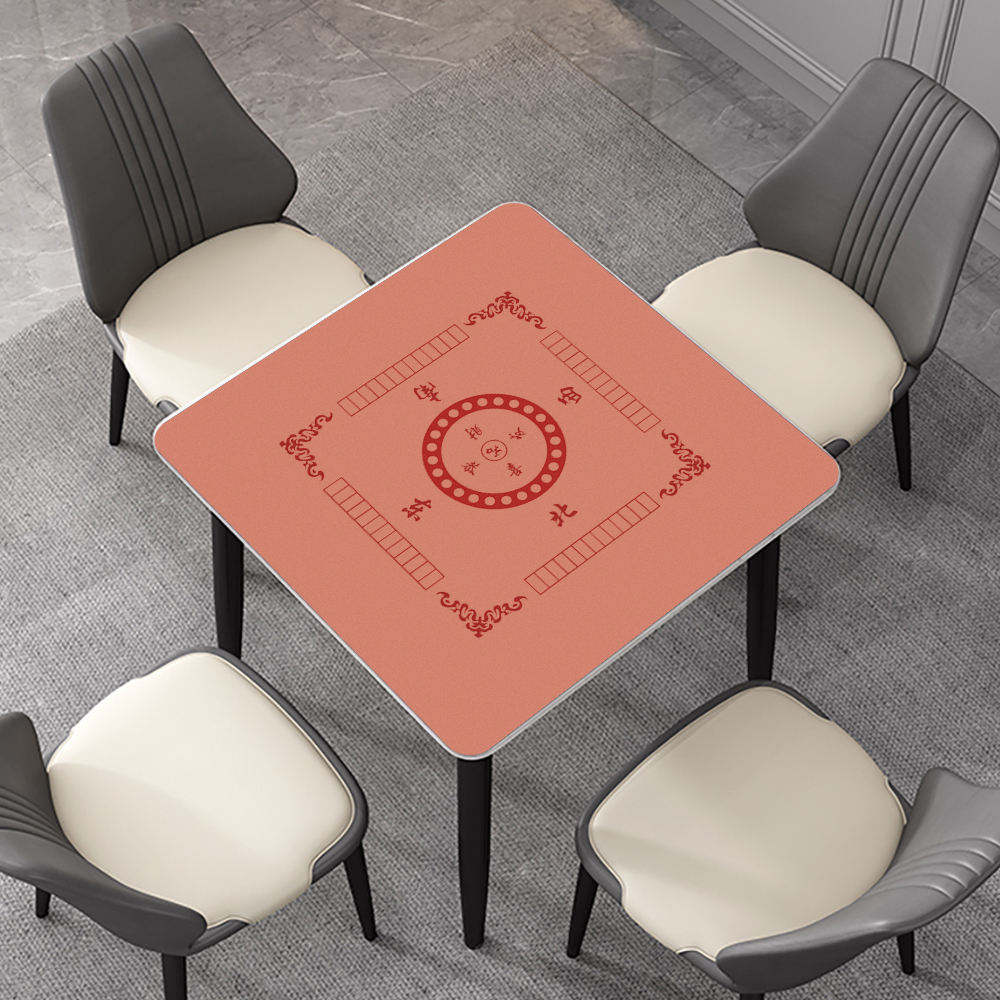 Hot Selling Neoprene Rubber Poker Gambling Table Mat Custom Mahjong Travel Game Mat 78 X 78 CM
