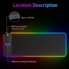 Gaming Mouse Pad with Wireless Charging
