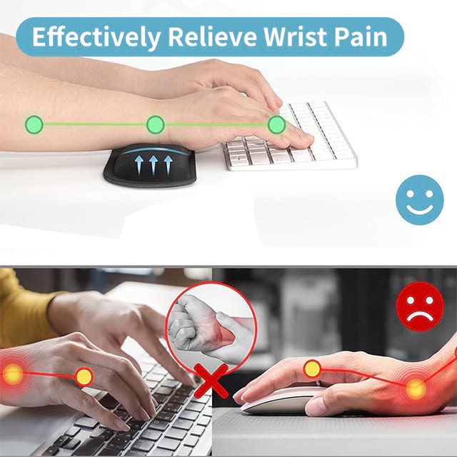 Memory Foam Wrist Rest For Computer Keyboard