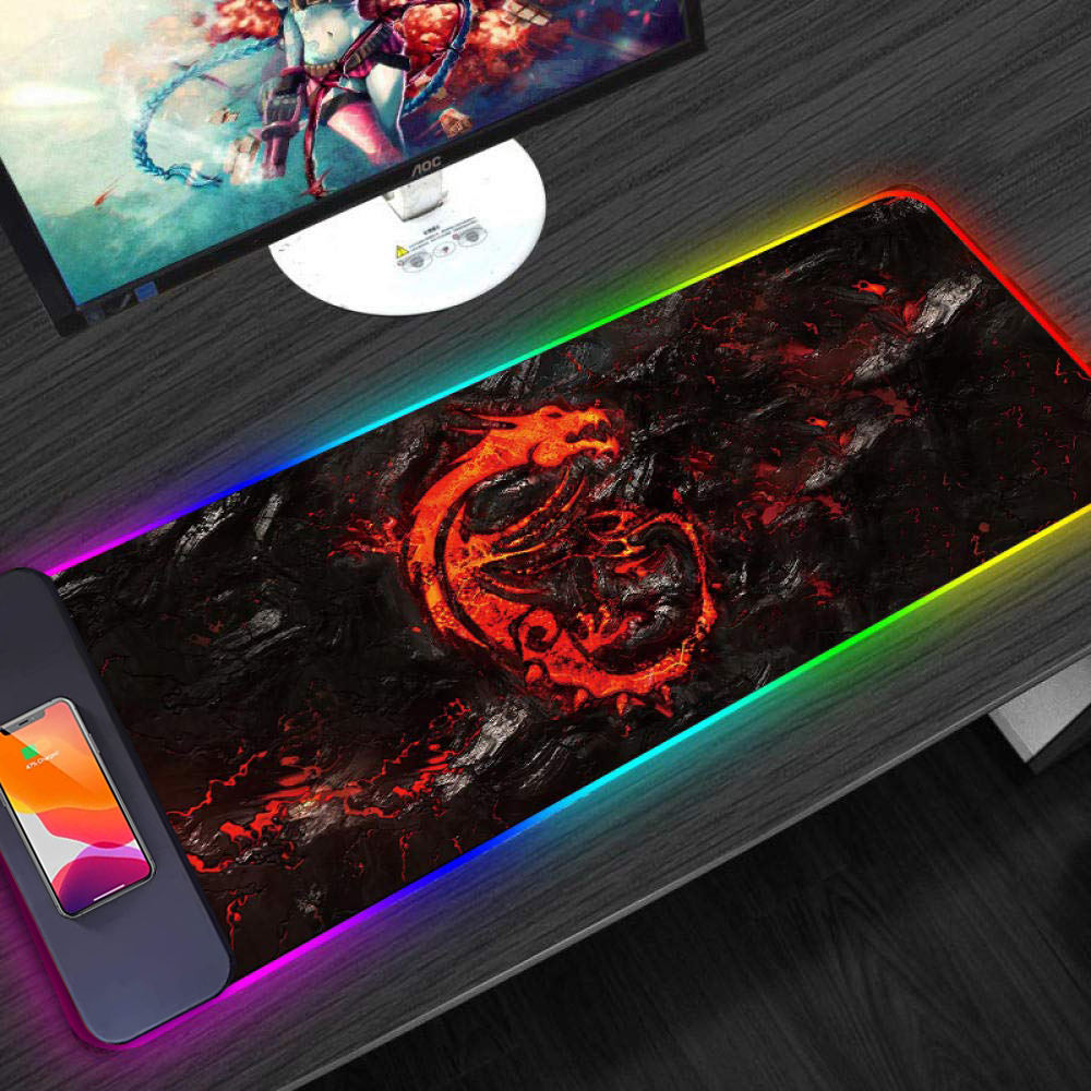Gaming Mouse Pad with Wireless Charging