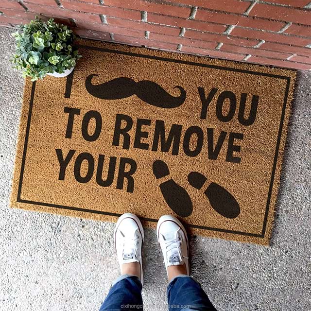 Natural Cork Rubber Front Door Mat