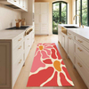 Durable 2 PCS Modern Kitchen Mats Set Anti-Fatigue Comfort Foam Easy to Clean Non-Slip for Long-Time Standing Made of Rubber