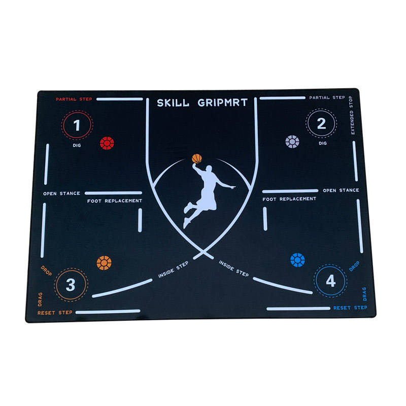 Custom Design Sports Mats Soundproof Anti-Skid Sports Professional Mute Basketball Training Mats for Adults and Kids