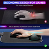 RGB Gaming Mouse Pad With Wrist Rest Support