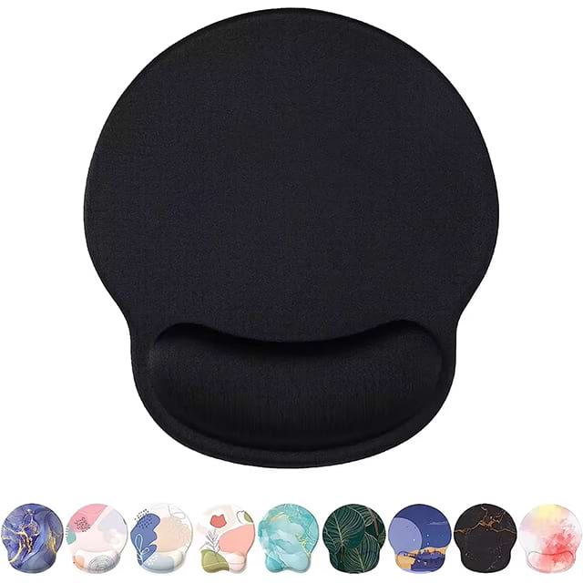 Ergonomic Mouse Pad With Gel Wrist Rest Support