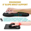 Ergonomic Slope Mouse Pad Wrist Support