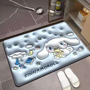 3D Printed Water-Absorbent Bathroom Mat Non-Slip