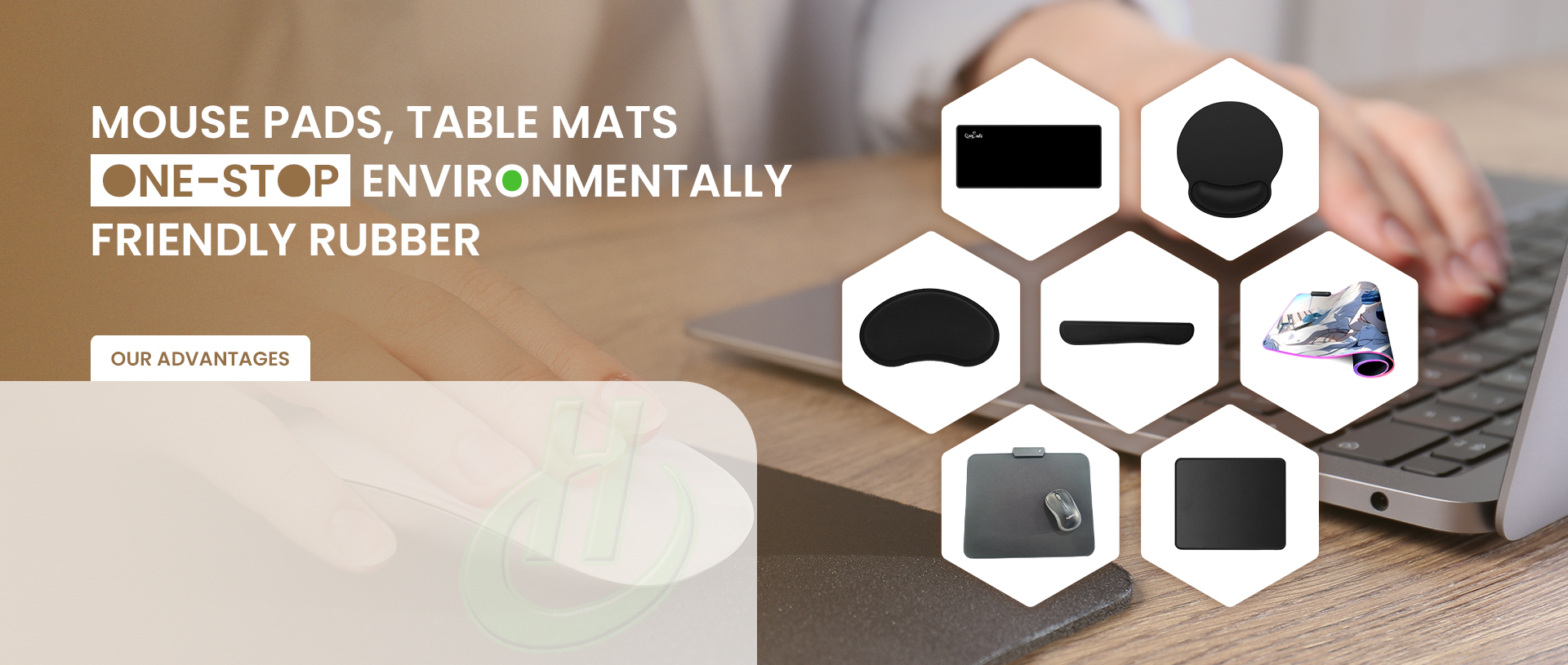 Custom mouse pads and table mats collection