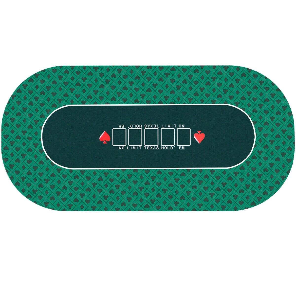 90*180*0.2CM Texas Poker Rubber Mat Custom Printing Poker Table for Gambling Suppliers