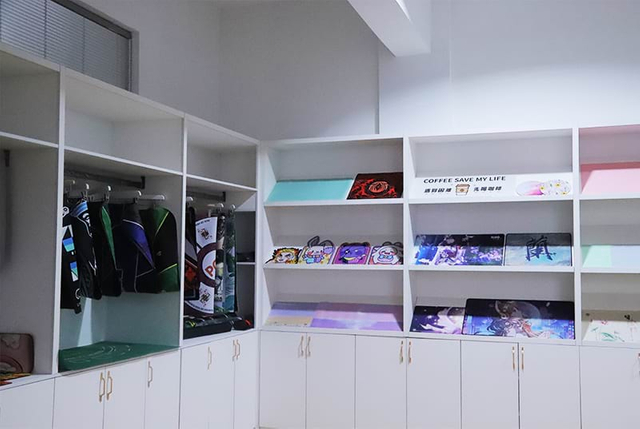 Professional mouse pad display area