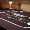 120*60*0.2cm Custom Printing Luxury Black Poker Mat Gambling Table Top Mat Suppliers