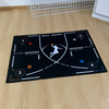 Custom Design Sports Mats Soundproof Anti-Skid Sports Professional Mute Basketball Training Mats for Adults and Kids