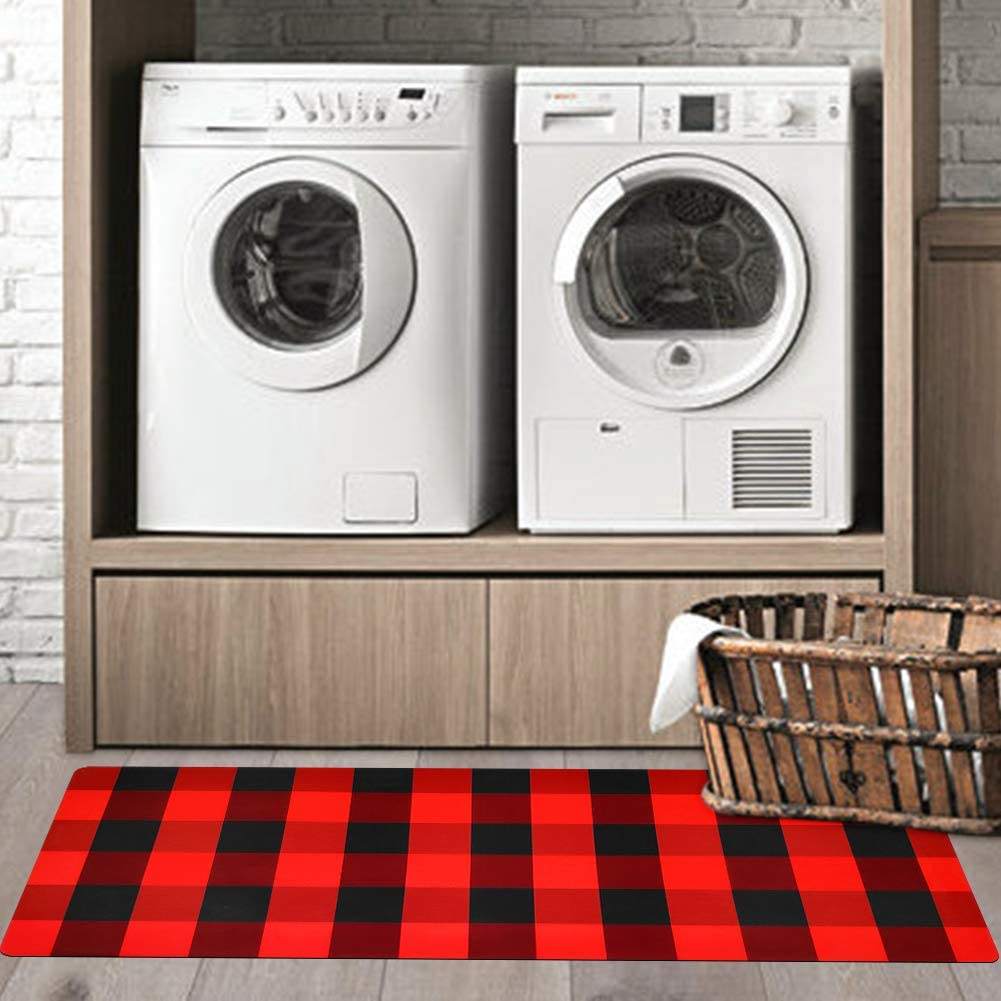 50*120cm Rubber Backed Laundry Room Mat Bath Mat Non Slip Waterproof Laundry Room Decor Mat