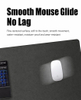 Custom 2-in-1 Leather Felt Separated Wireless Magnetic Computer Desk Mat with a Middle Compartment Large Office Mouse Pad