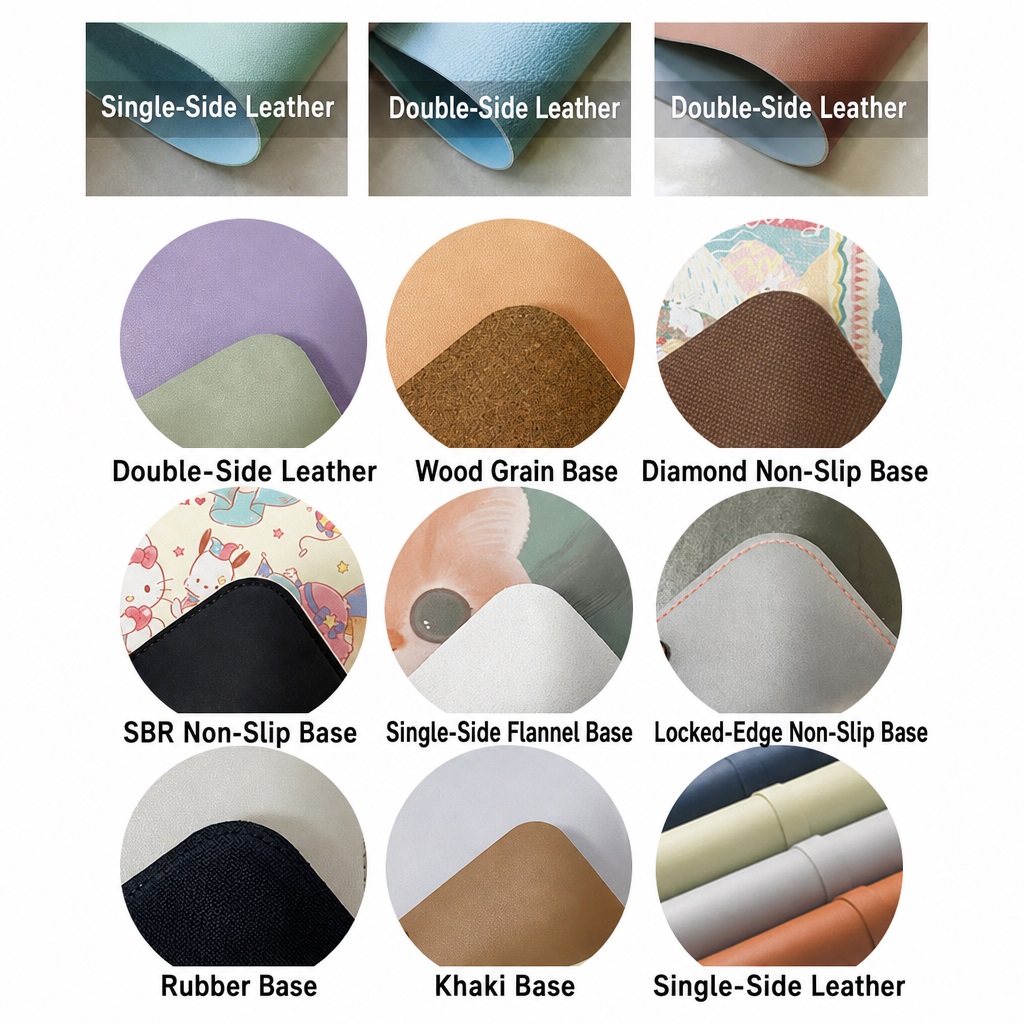 A Comprehensive Guide To Leather Desk Mats: Material Types, Suitable Scenarios, And Customization Tips for Mix-and-Match Combinations