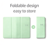 Tri Fold Wireless Charging Mouse Pad Leather Phone Stand Desk Mat Fast Charge Compact Travel Office Gift