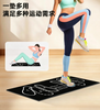 Custom Home Fitness Pilates Squat Yoga Mat Gym Instructional Rubber 5mm Non-Slip Waterproof Folding Mat